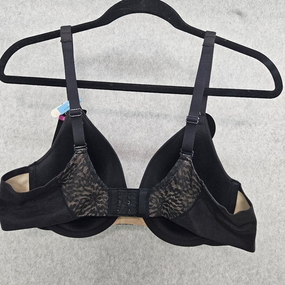 Bali Comfort Bra Cool Comfort Fabric Lace Accent Underwire Foam Cups Size 38C - Picture 3 of 8